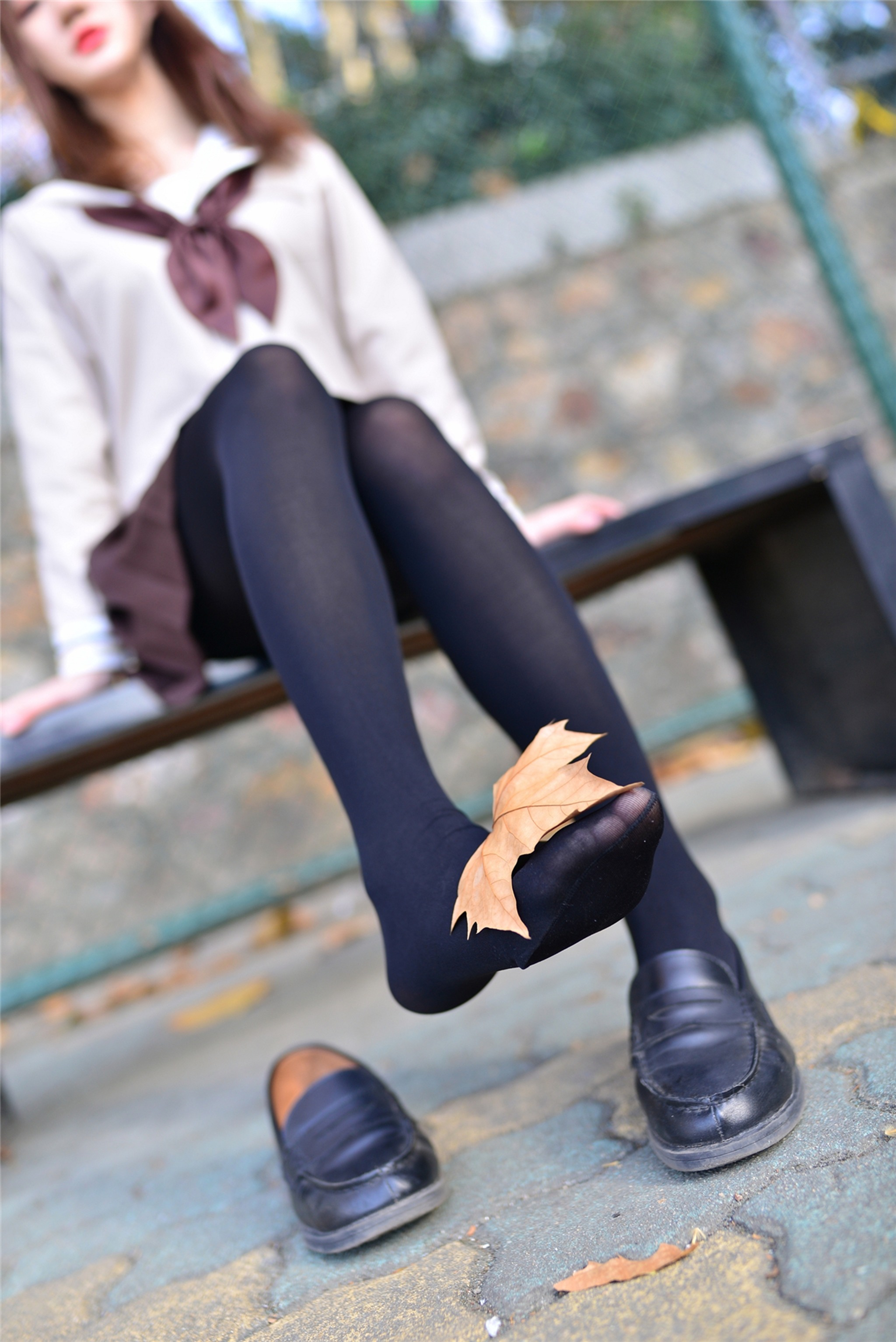 风之领域 - NO.161 校园里的黑丝学妹 [32P]-XikXak